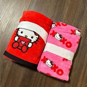 Hello Kitty Valentines Hand Towel Set